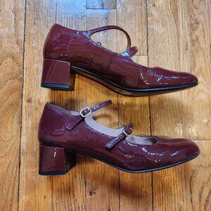 Madewell Nettie Heeled Mary Jane Cabernet -- Size 7